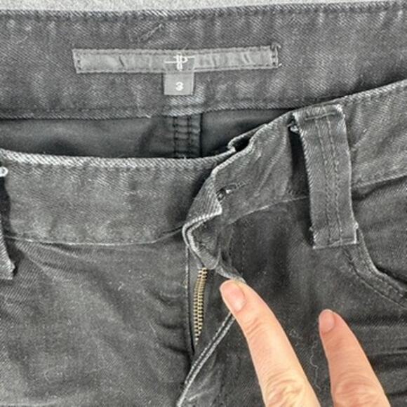 No ID. Japanese Jeans Mens Black Size 3 Large 32" waist 35" Inseam - Picture 4 of 5